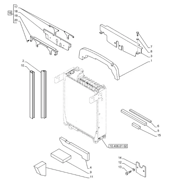 87390678 - пластина